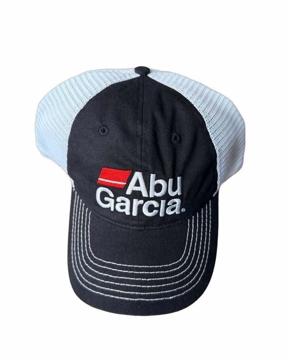 Abu Garcia Trucker Snapback Cap Black White Simmons of Alabama